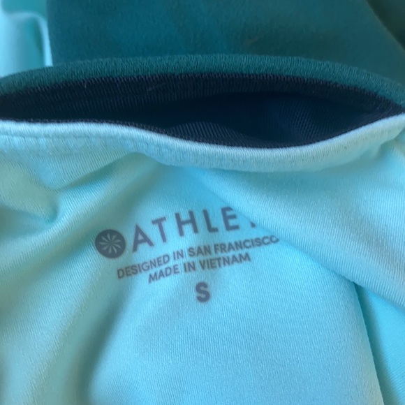 Athleta Elation 78 Tights Leggings Asymmetrical High Waisted - Picture 5 of 11